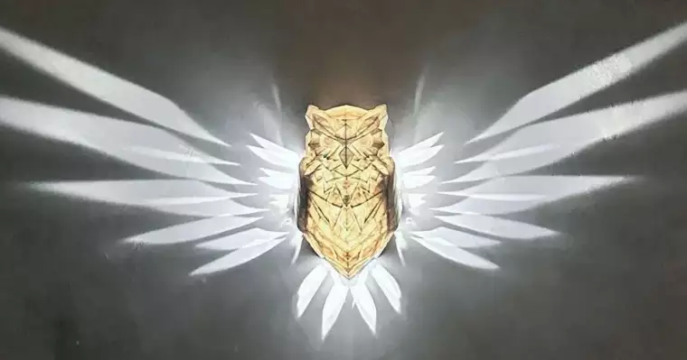 Impression 3D - Applique murale hibou de nuit